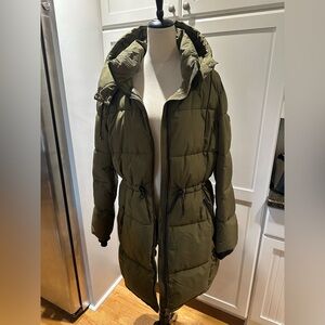 DKNY long puffer jacket, XL